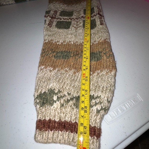 St. John's Bay Men's Patterned Crewneck Sweater - Olive, Brown, Cream - Picture 7 of 14